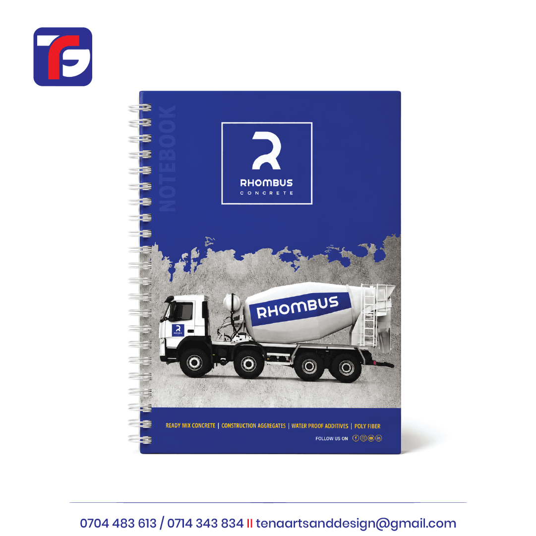 Customized notebooks Kenya – branded corporate hardcover notebook digital printing