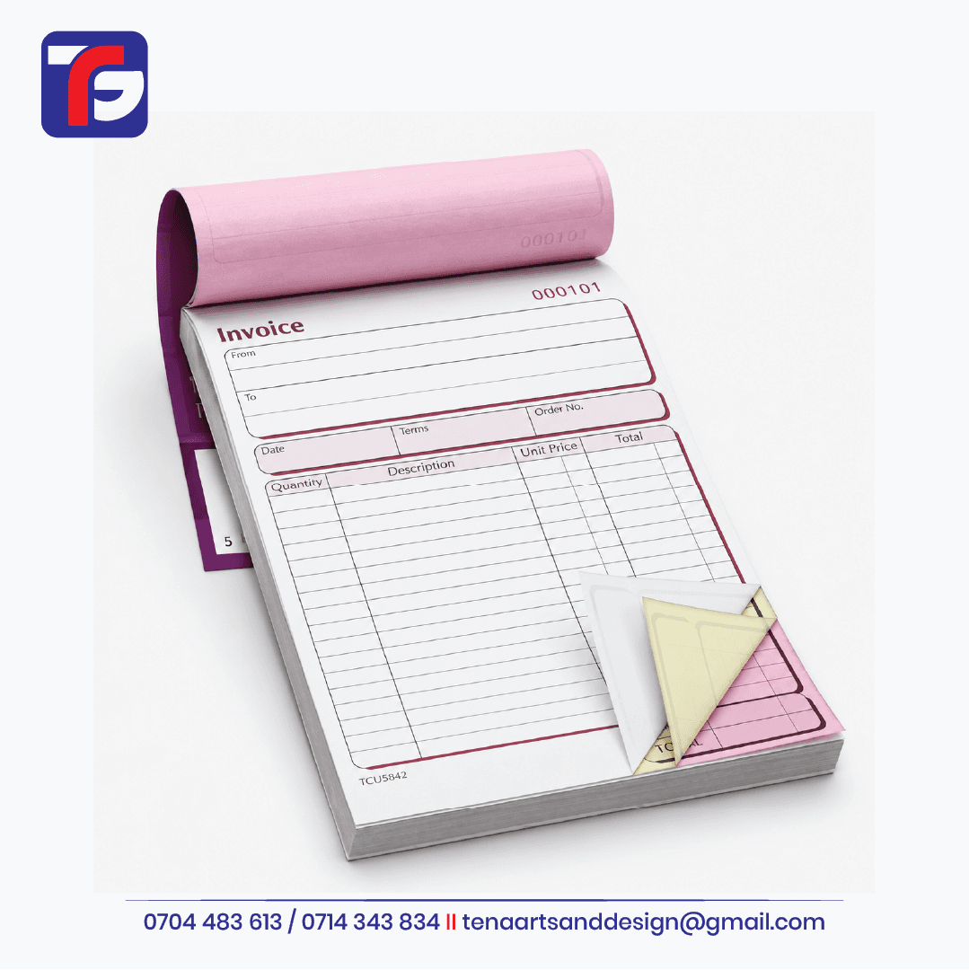 Invoice Book Printing
