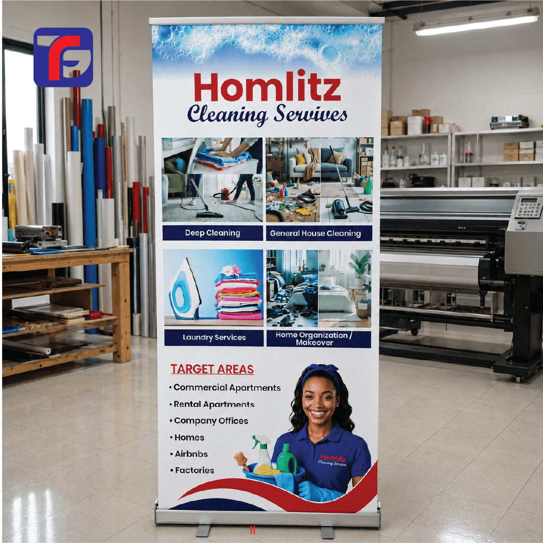 Narrow Base Roll Up Banner
