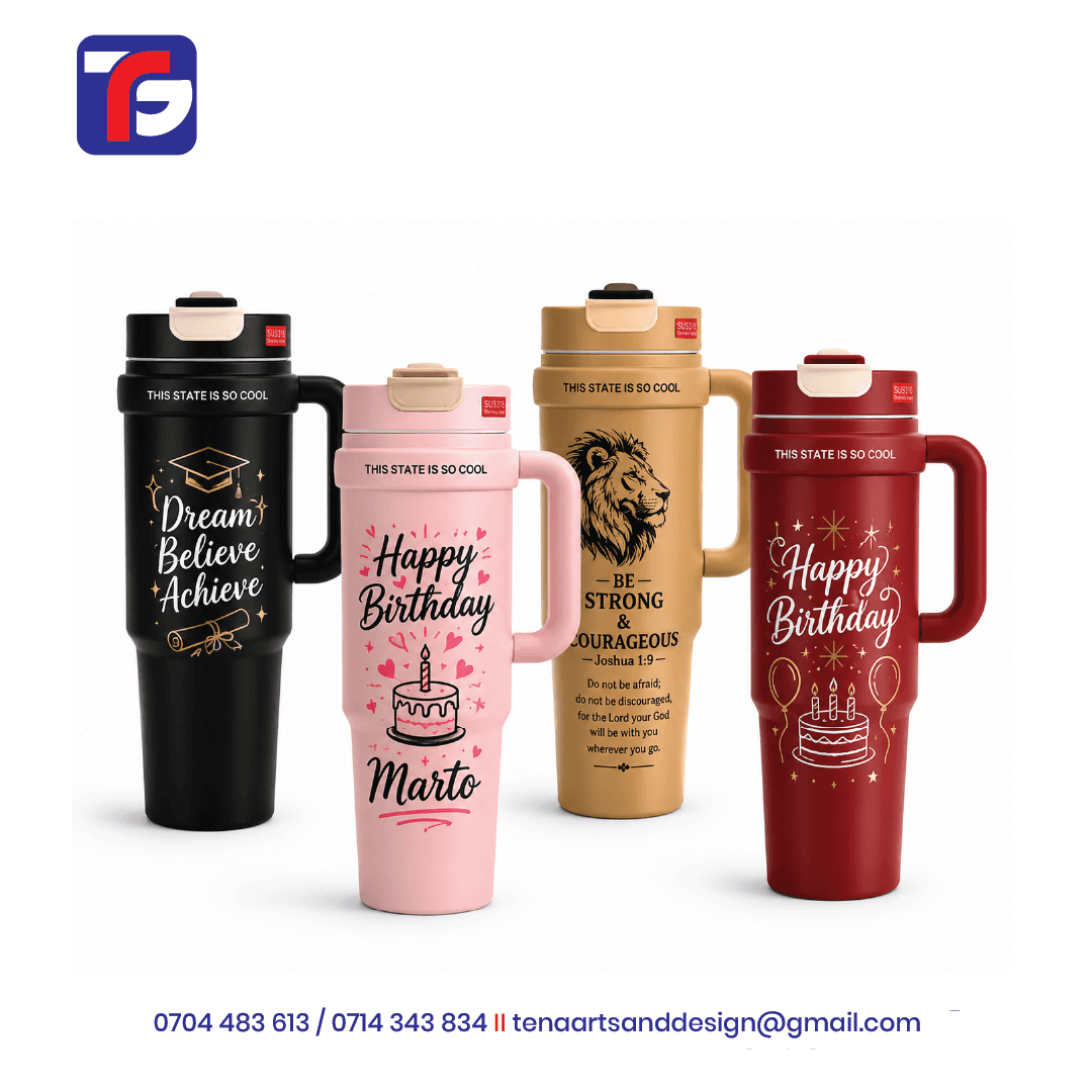 Corporate Branded Stanley-Style Thermal Mug Kenya