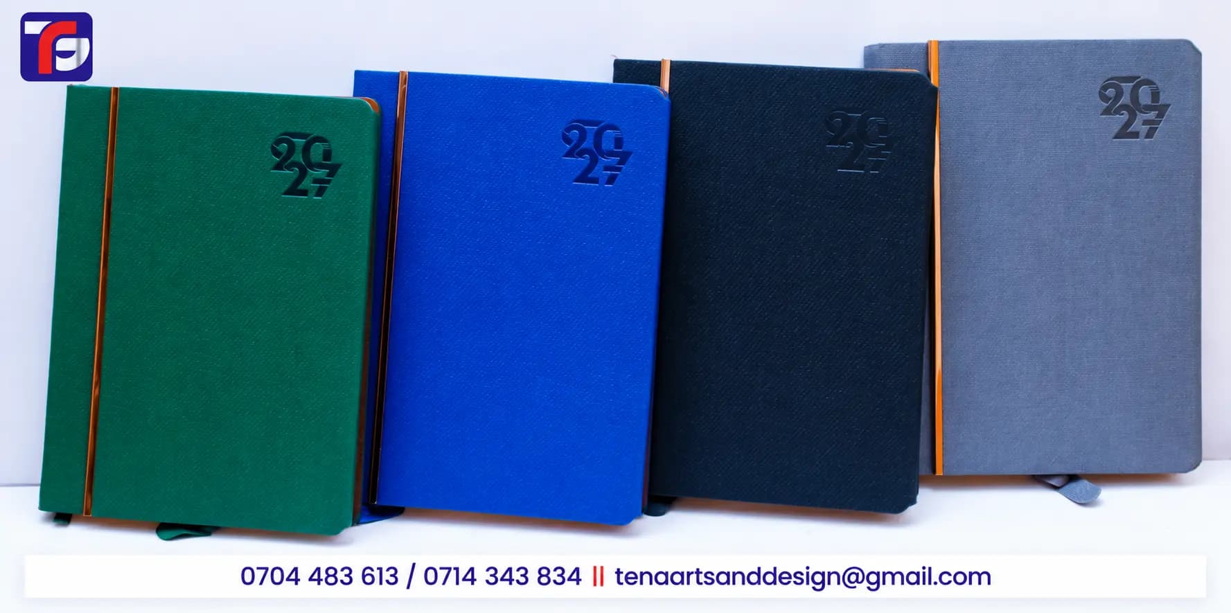 2027 A5 Corporate Branded Executive Diary – A5-T40