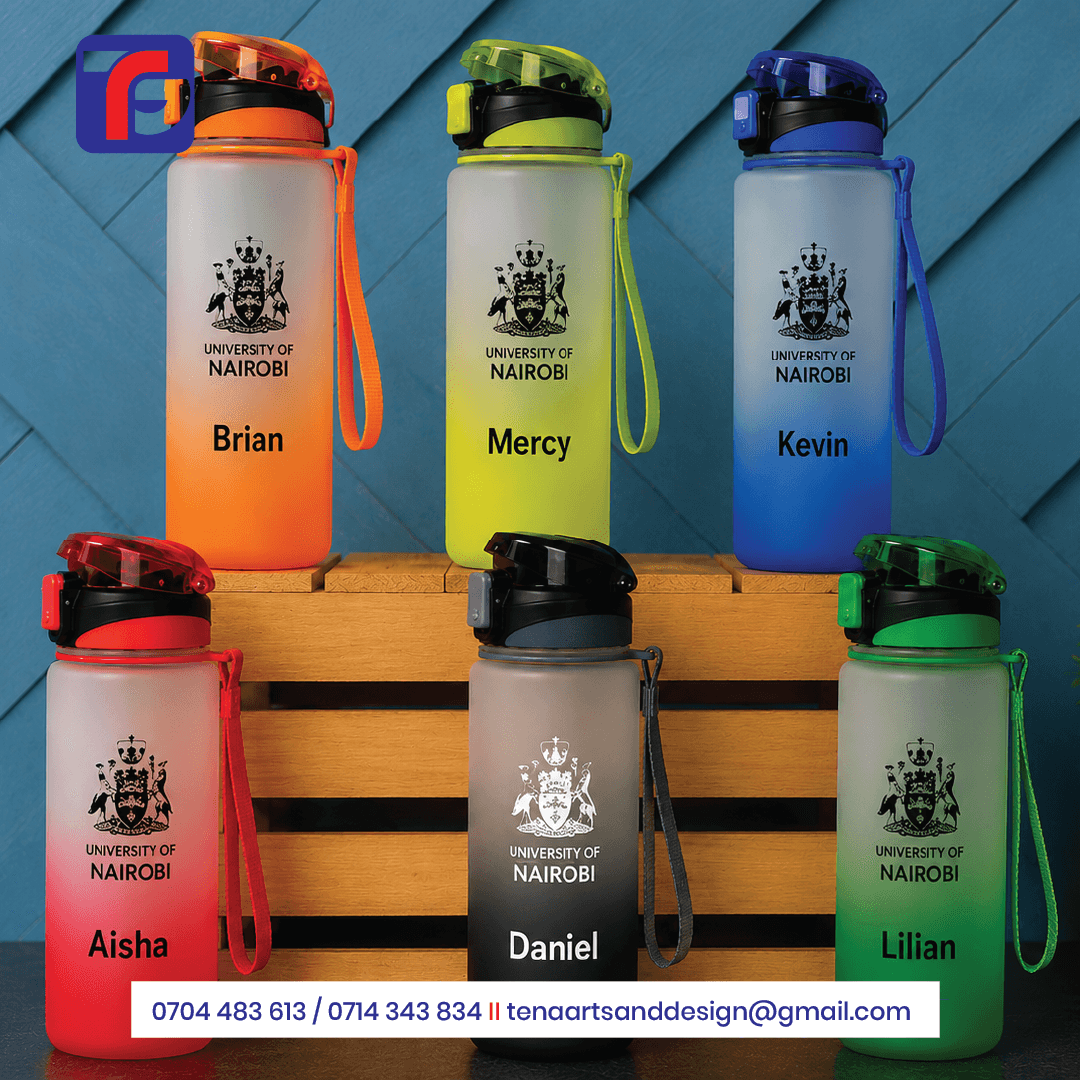 Custom Printed Hard Plastic Water Bottle Kenya