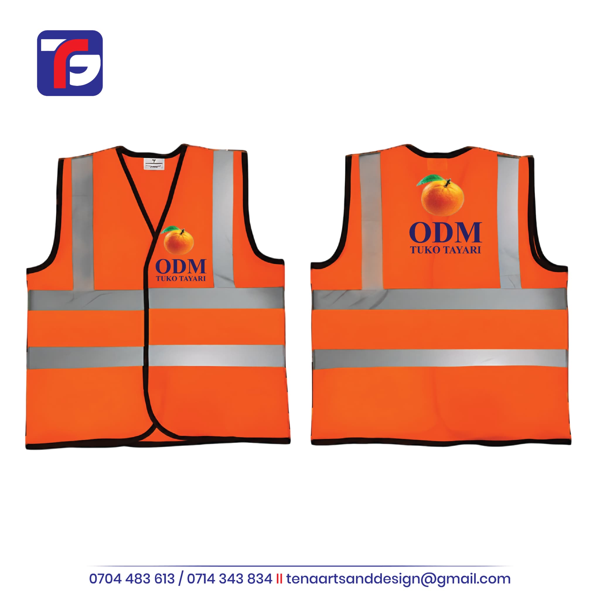 Branded Election Campaign Reflective Jacket Kenya thumbnail 4