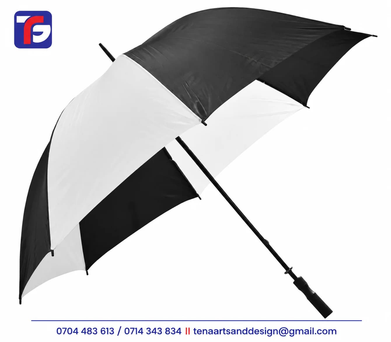Branded 8 Panel Two Colour Corporate Umbrella Kenya thumbnail 5