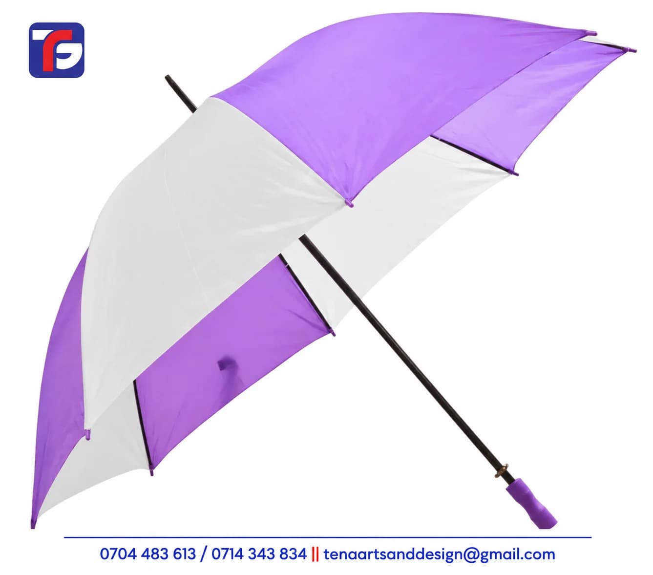 Branded 8 Panel Two Colour Corporate Umbrella Kenya thumbnail 3