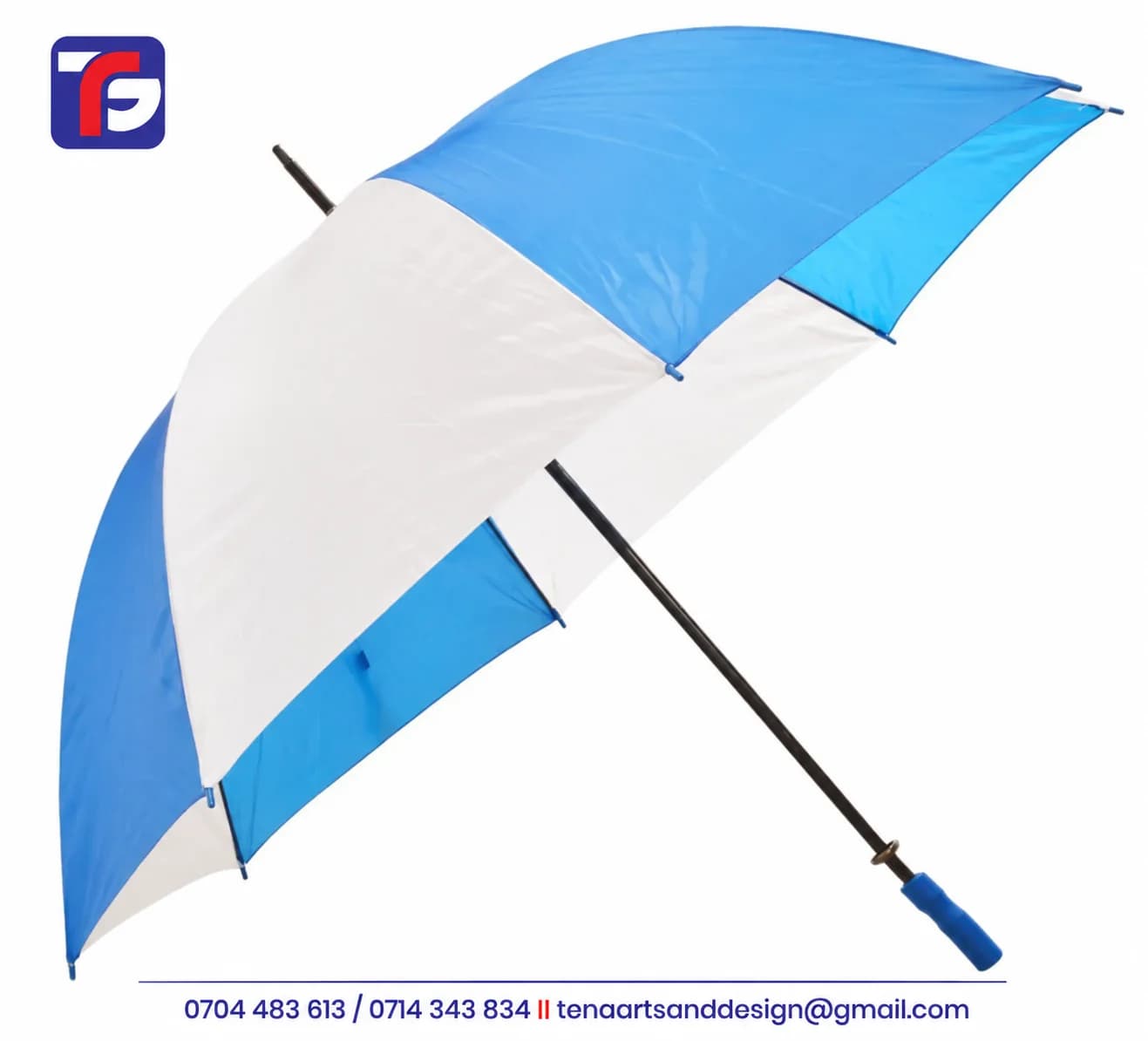 Branded 8 Panel Two Colour Corporate Umbrella Kenya thumbnail 2