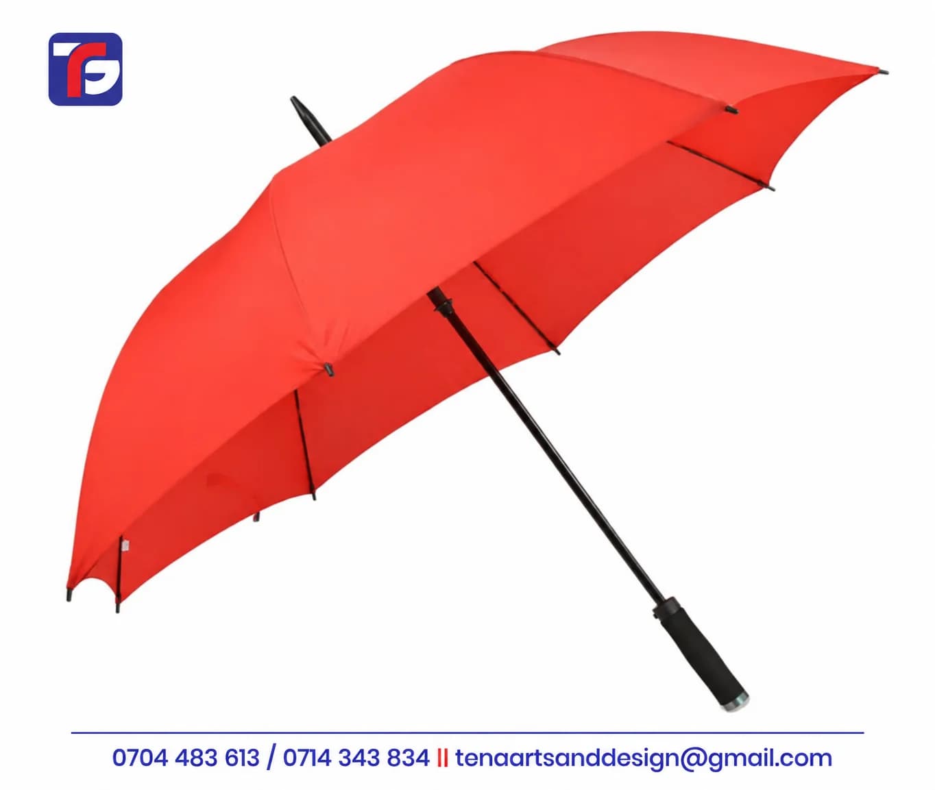 Branded 8 Panel Single Colour Corporate Umbrella Kenya thumbnail 4