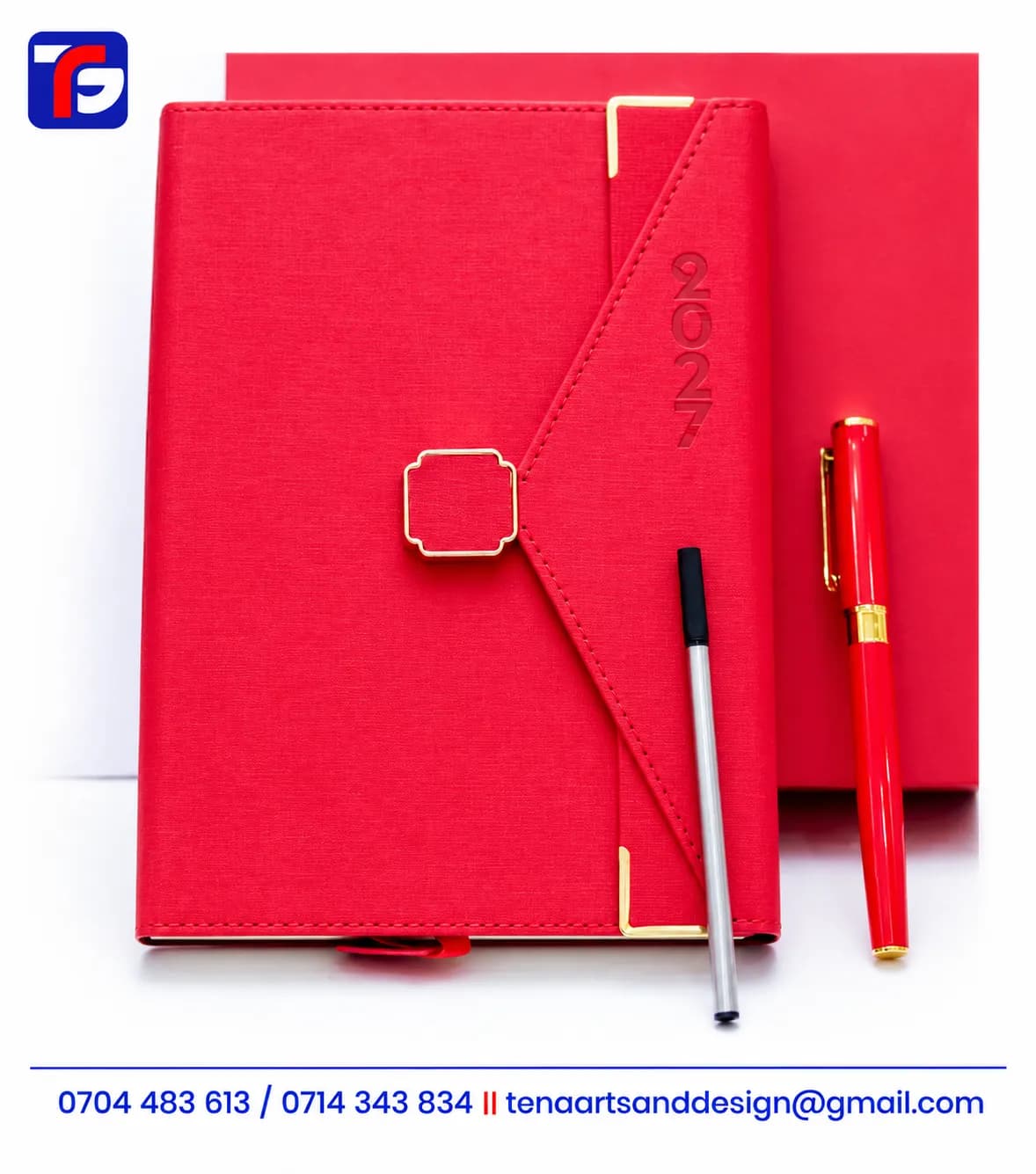 Red 2027 Diary and Pen Gift Set Kenya