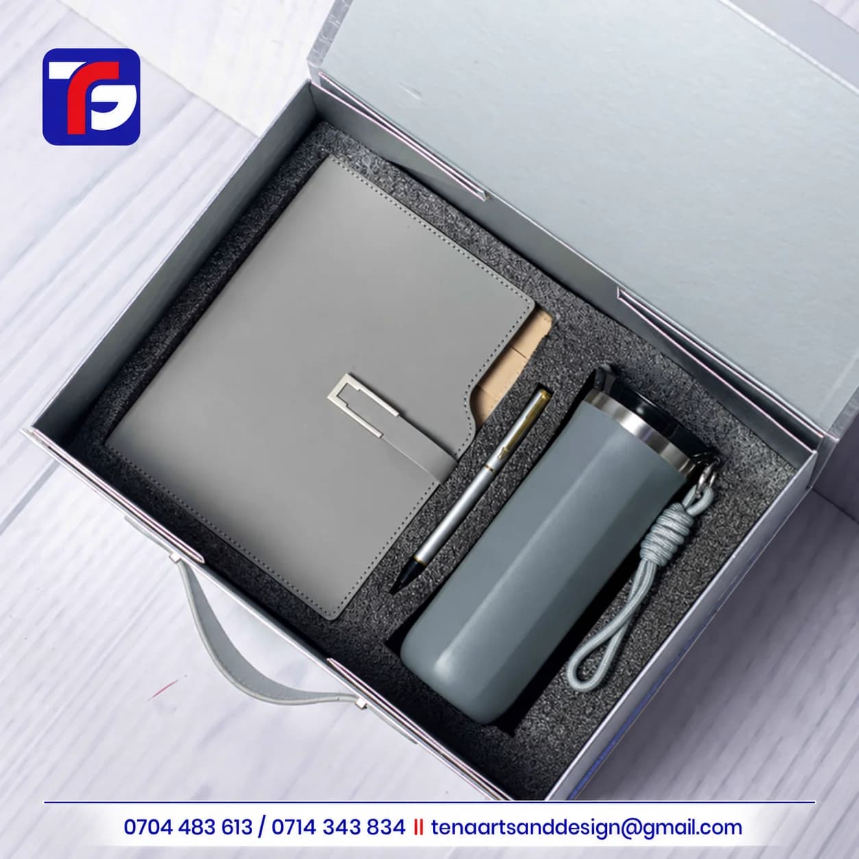 Grey Diamond Edge Gift Set Kenya, diamond edge gift kenya by Tena Graphics