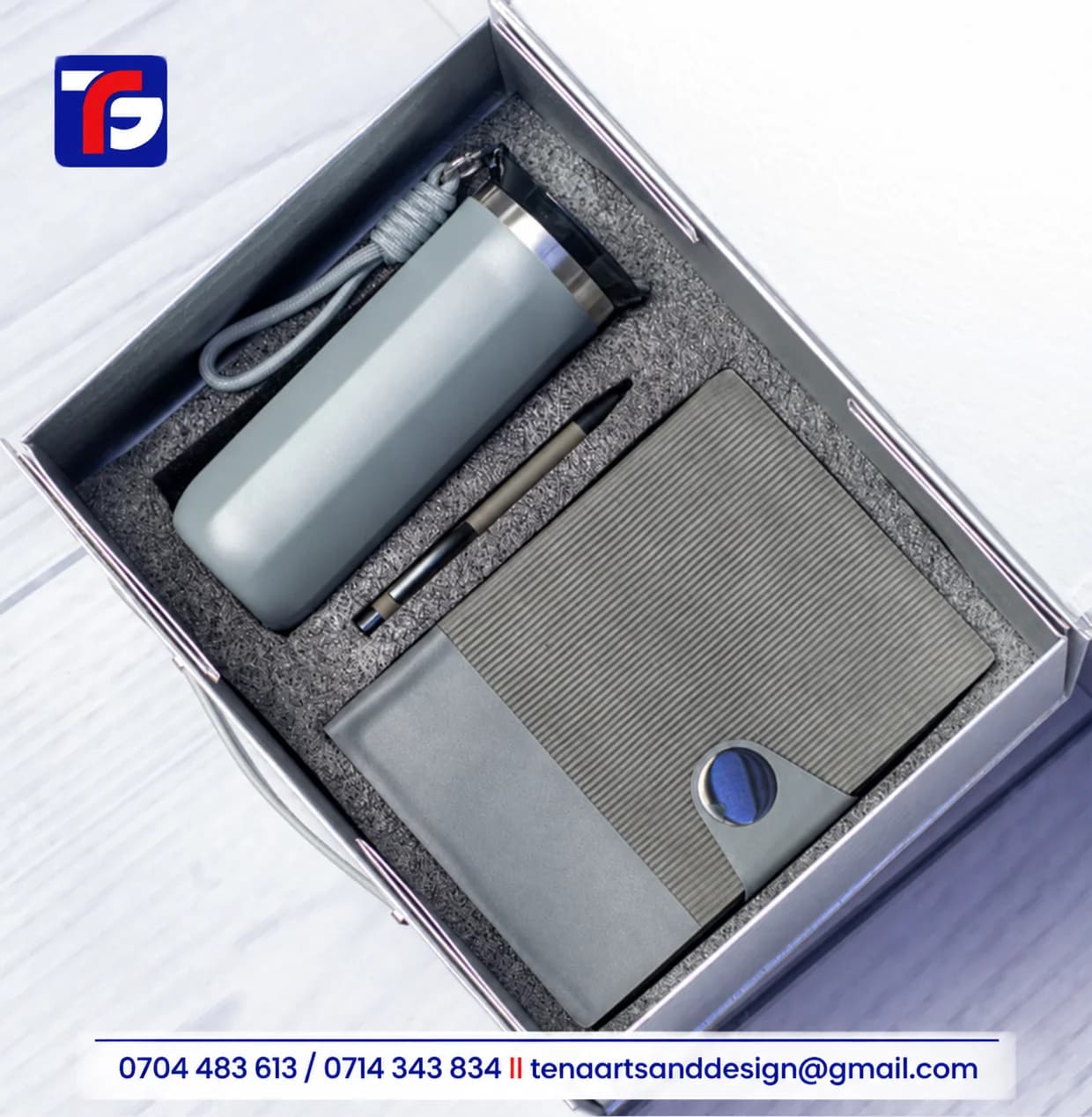Grey Heritage Gift Set Kenya, heritage gift set kenya by Tena Graphics