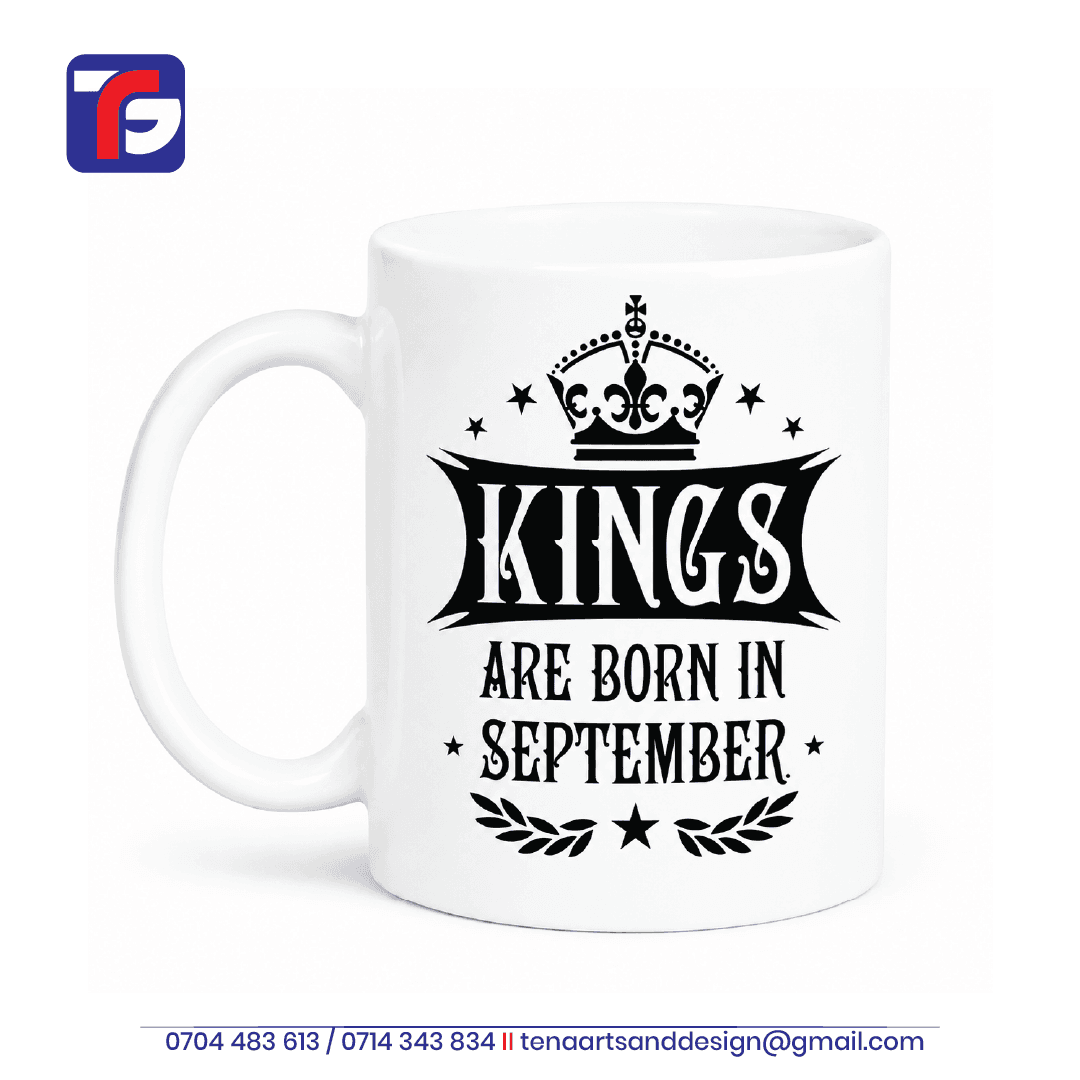 September Birthday Mug Kenya – Kings Are Born in September
