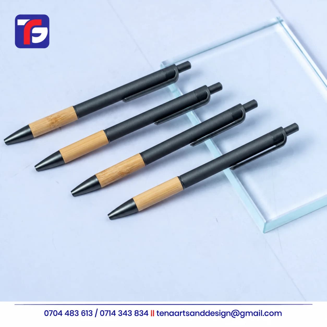 Bamboo-Look Grip Executive Pen Kenya thumbnail 3