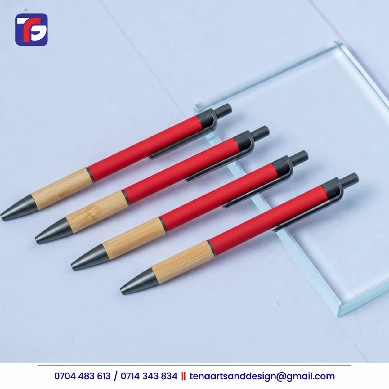 Bamboo-Look Grip Executive Pen Kenya thumbnail 4