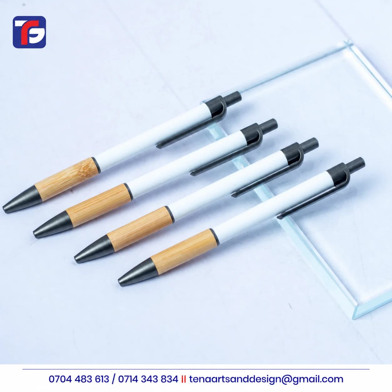 Bamboo-Look Grip Executive Pen Kenya thumbnail 5