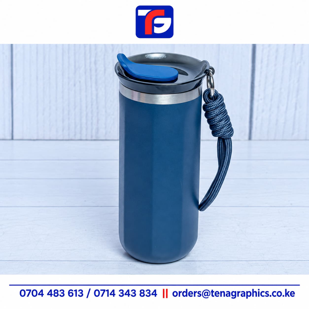 Diamond Tumblers in royal blue