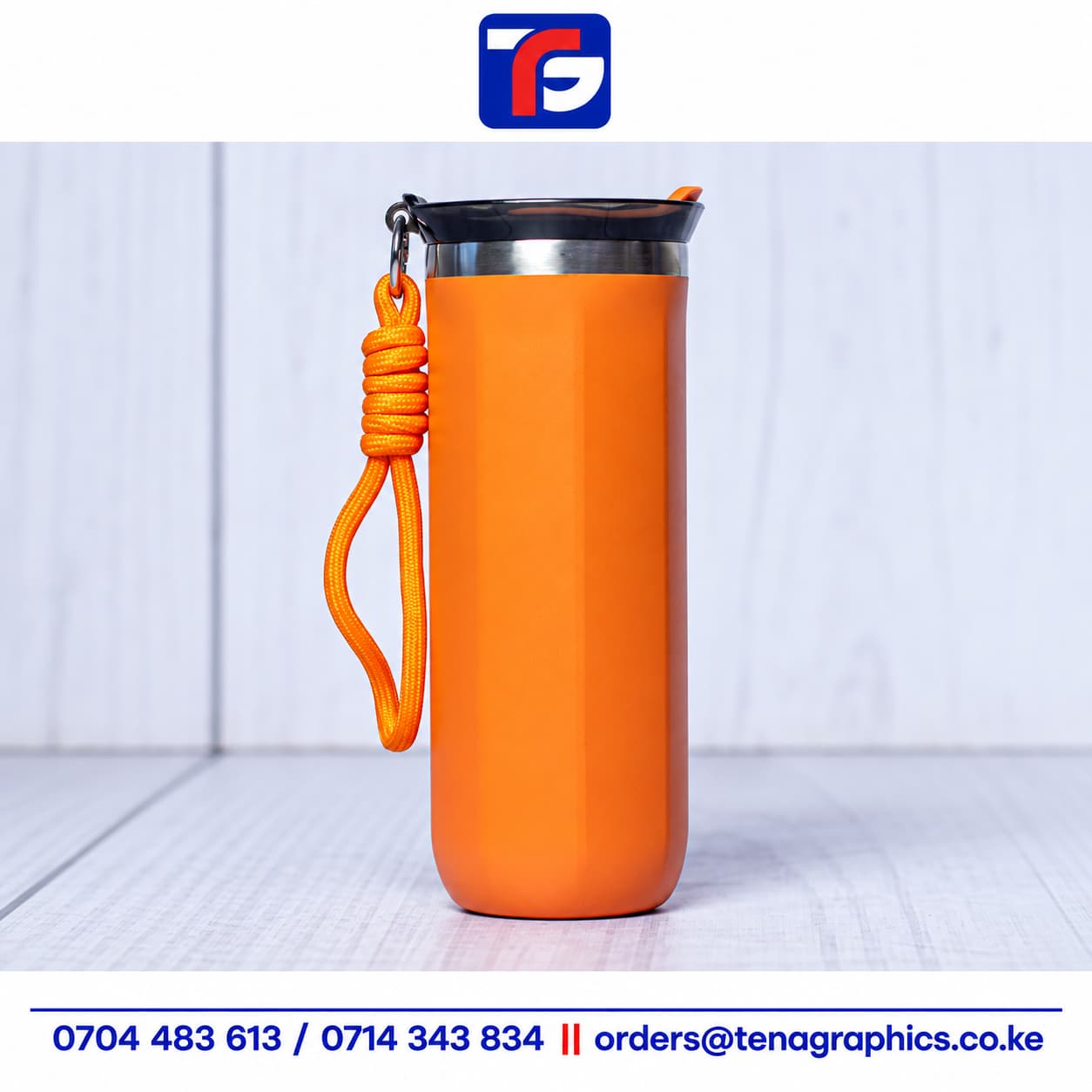 Diamond Tumblers in orange