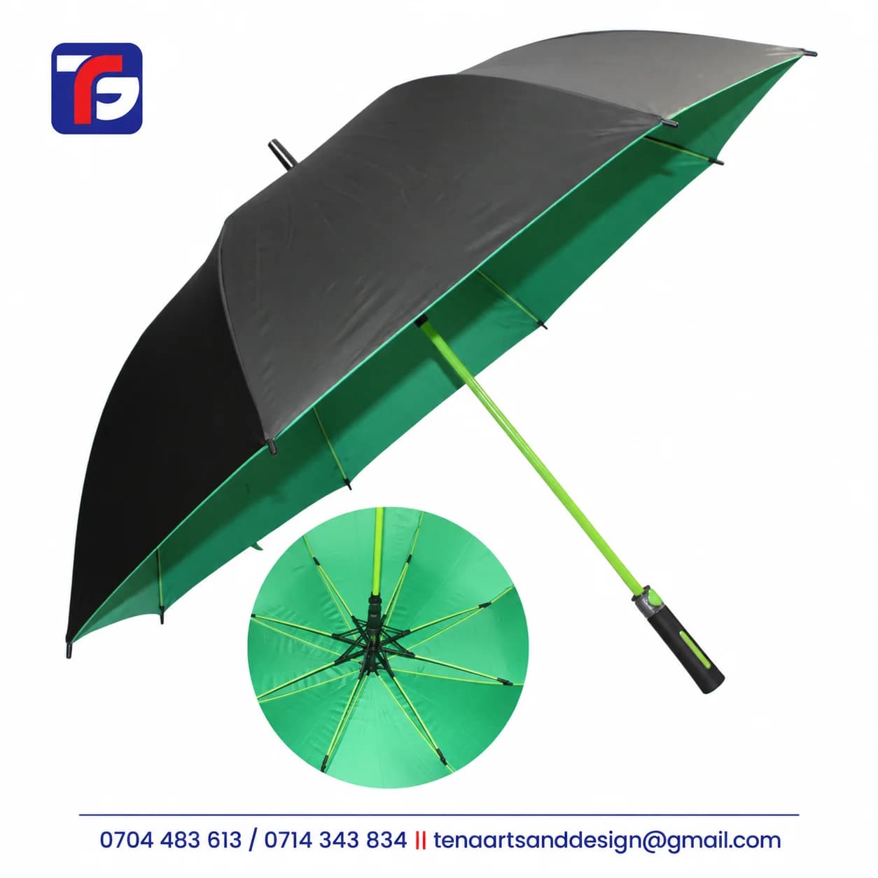 Branded Dual Colour Umbrella Kenya thumbnail 6