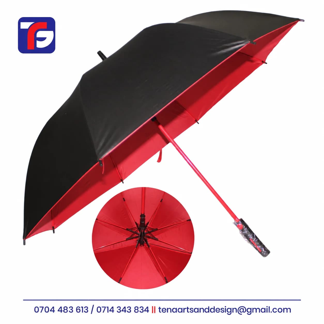 Branded Dual Colour Umbrella Kenya thumbnail 5