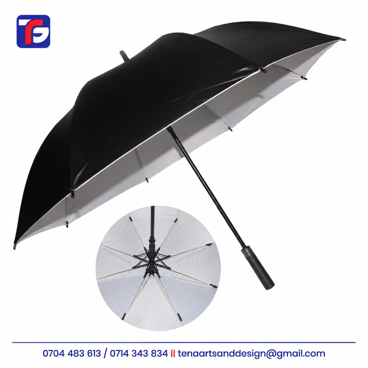 Branded Dual Colour Umbrella Kenya thumbnail 4