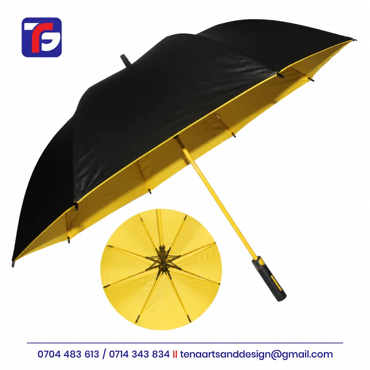 Branded Dual Colour Umbrella Kenya thumbnail 3