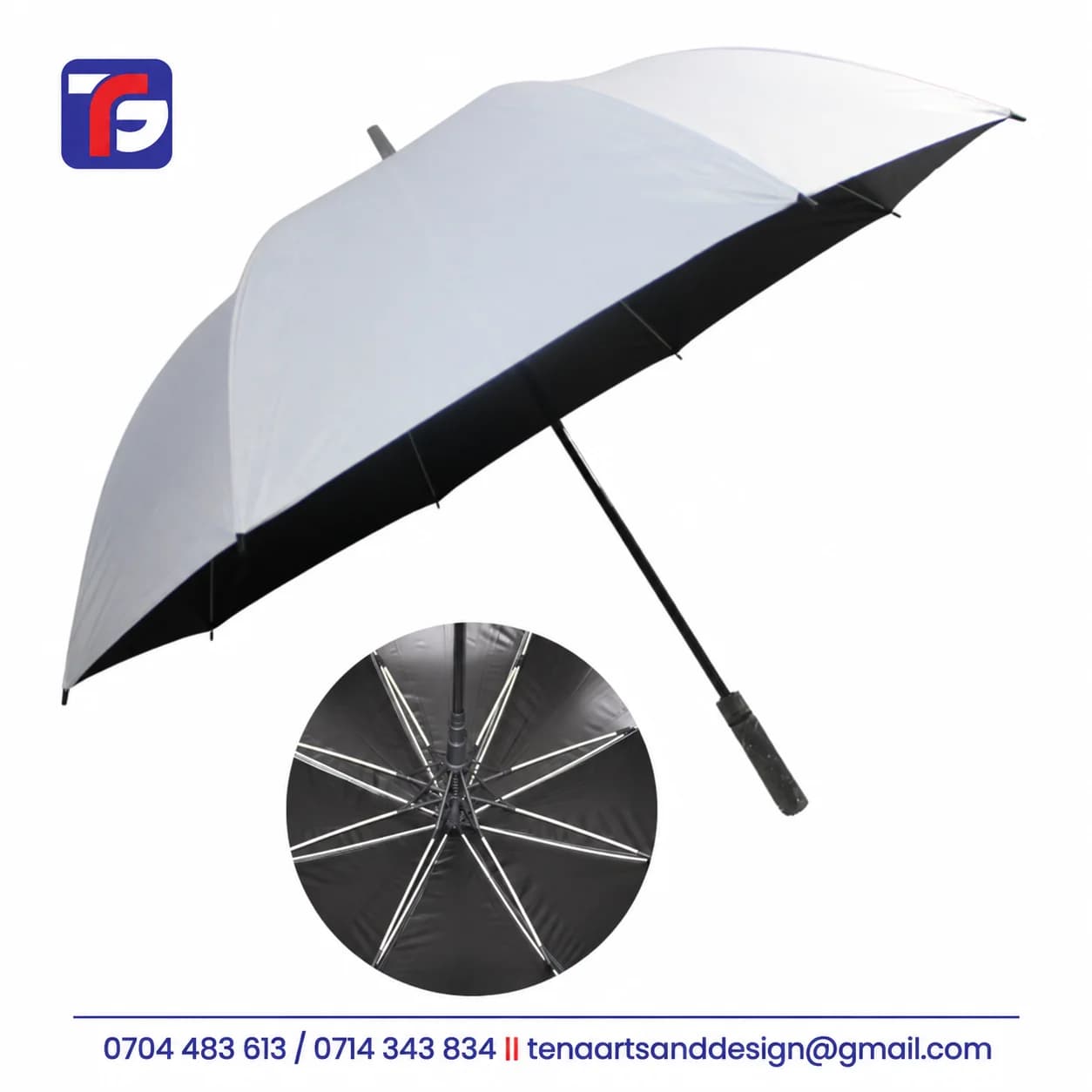 Branded Dual Colour Umbrella Kenya thumbnail 2