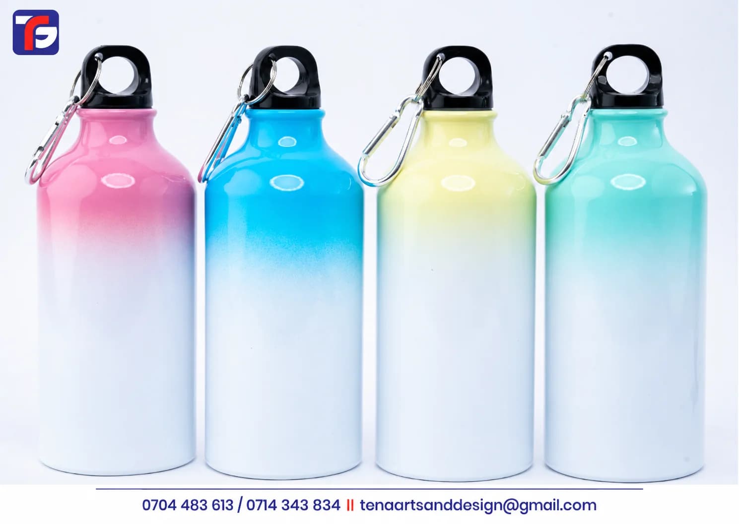 Rainbow Gradient Water Bottle Kenya thumbnail 6
