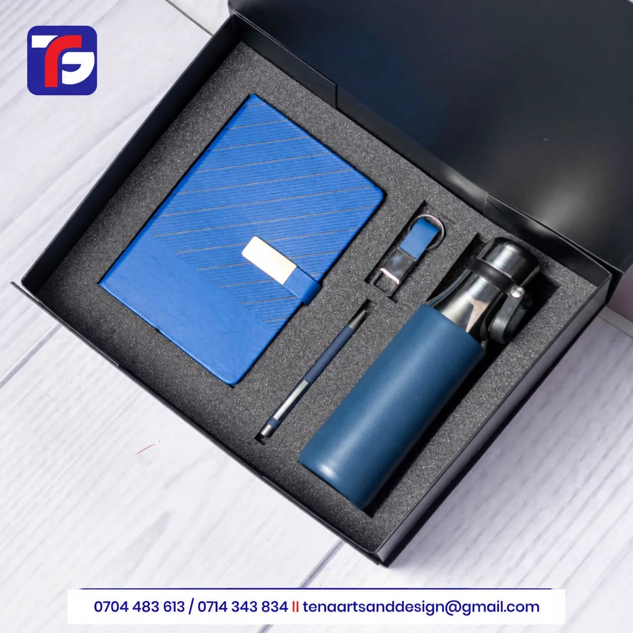 Blue Waves Arrow Gift Set Kenya, waves arrow gift kenya by Tena Graphics