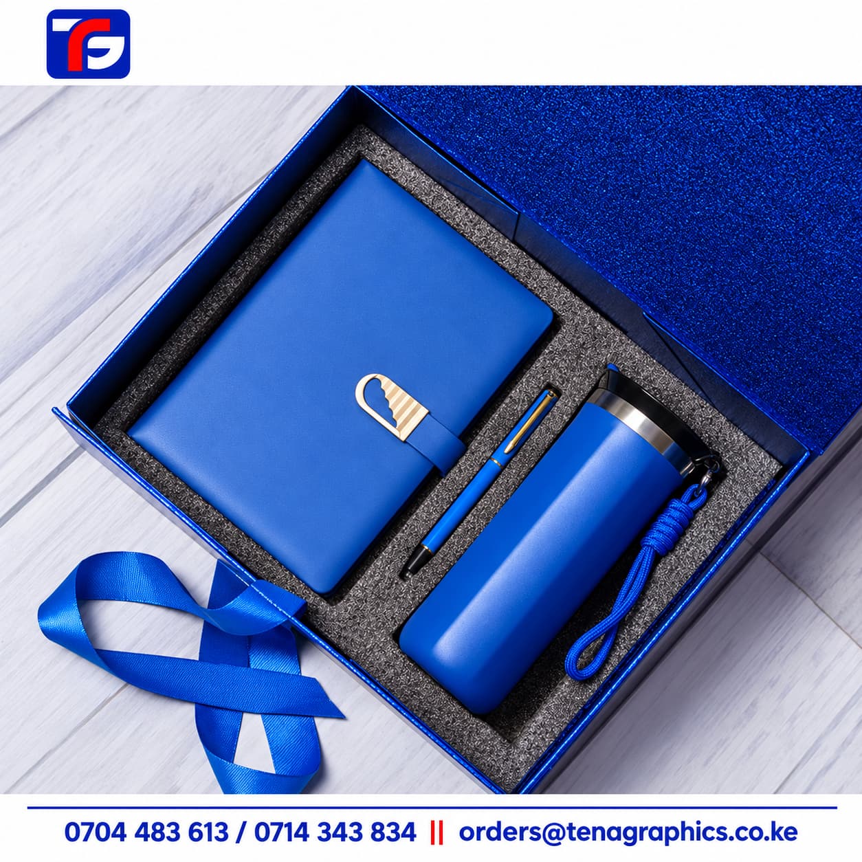 Diamond Gift Set 001 Kenya, corporate gift set by Tena Graphics